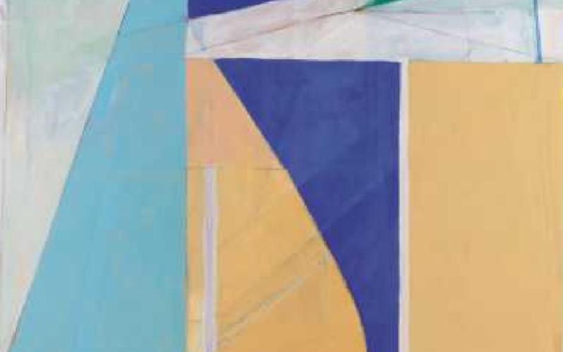 Ocean Park #32, oil on canvas by Richard Diebenkorn