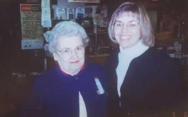 Bobbie Luallen, left, worked for the business for more than 20 years. With her is her daughter, Barb Smith.