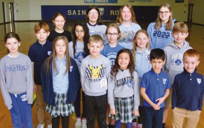 St. Rose students of the month recognized