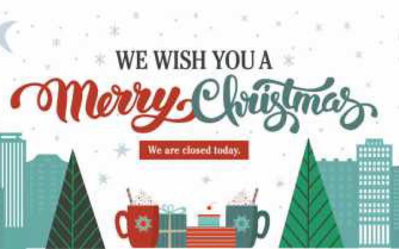 Christmas closings
