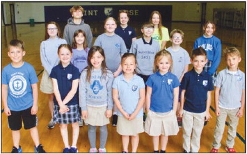St. Rose ‘Be Kind First’ students for May