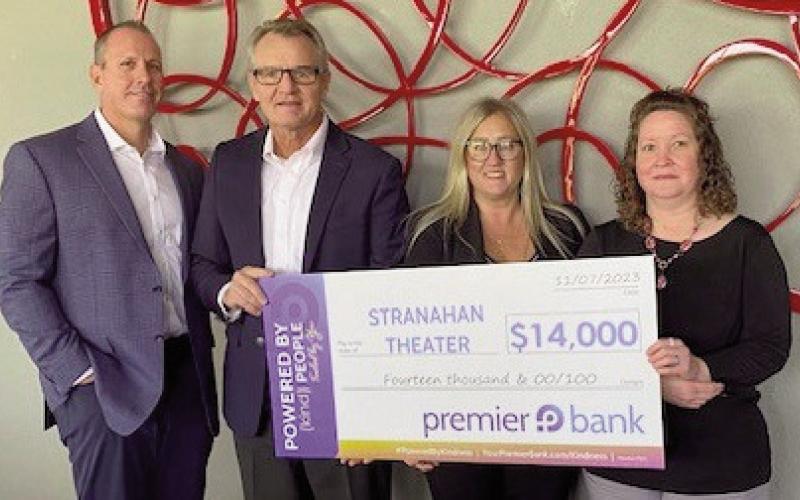 Stranahan gets donation from Premier Bank