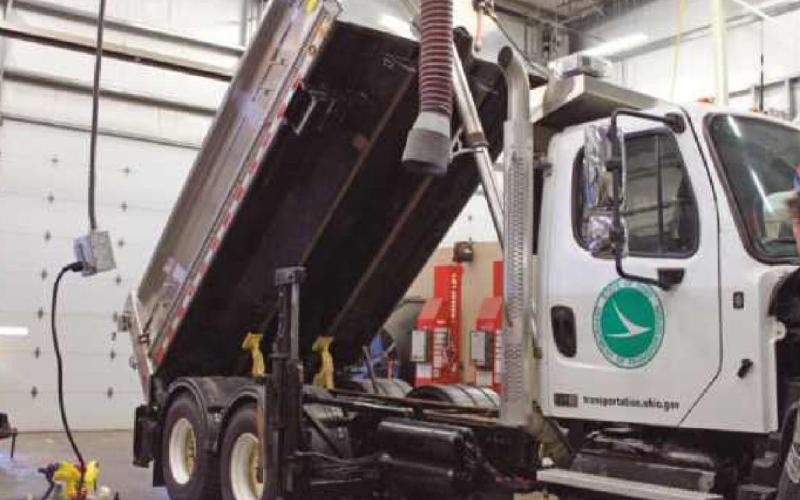 ODOT conducts a 136-point inspection of a vehicle before winter begins. The Lucas County garage serves all of Lucas County and parts of Wood County.
