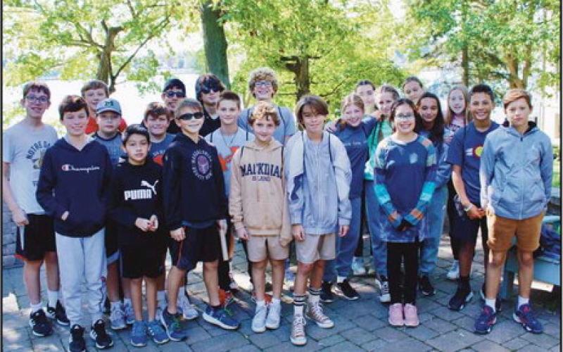 Saint Rose seventh graders enjoy educational experience at Ohio State University Stone Lab