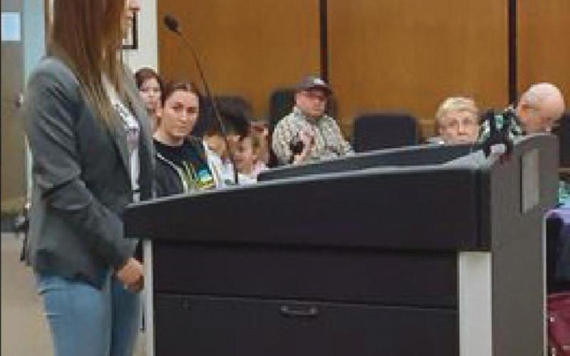Perrysburg Township resident Alona Matchenko seeks assistance for Ukraine.