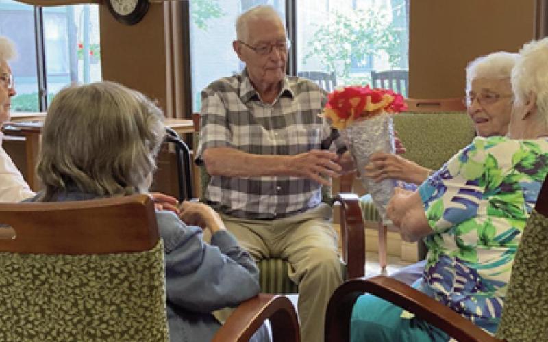 Residents of the Commons enjoy Olympics fun