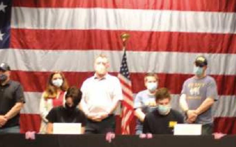 PHS holds signing day for seniors joining armed forces