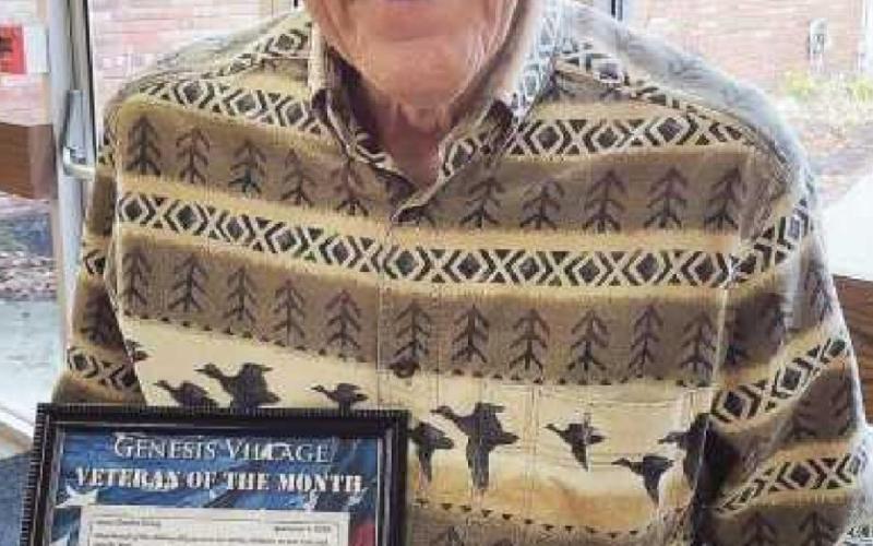Charles Ewing is Genesis Village’s veteran of the month