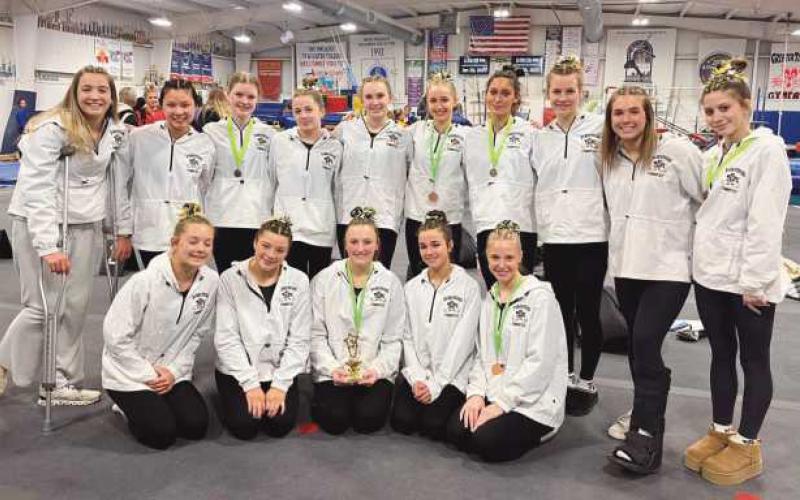 From left, standing in the back row: Madalynn Brossia, Kassia Deng, Valerie Ward, Ashley Cherry, Sydney Wolfinger, Janie Snyder, Emily Maines, Elise Findling, McKenna Conley and Lillian Wood. Sitting in front: Alli Savage, Kylee Ruiz, Abbi Lee, Meredith Kulmatycki and Lauren Cline.