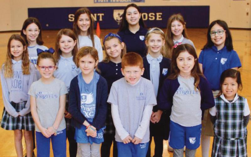 St. Rose Students of the Month for November
