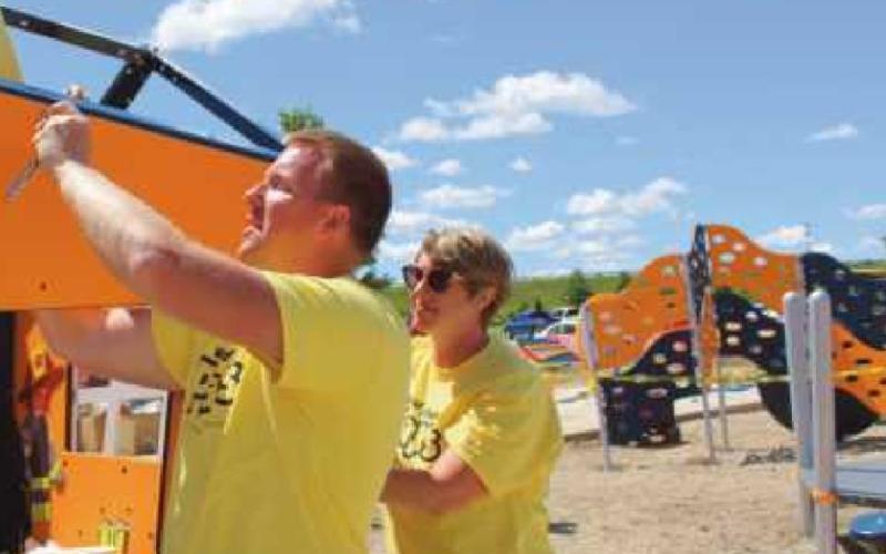 Inclusive playground rounds the bend