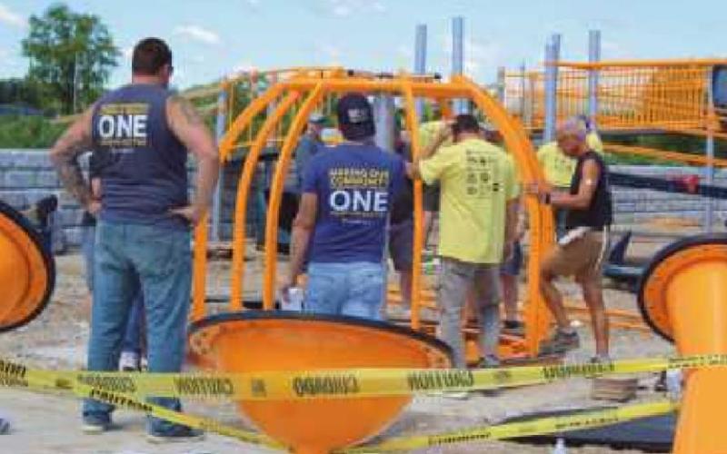 Inclusive playground rounds the bend