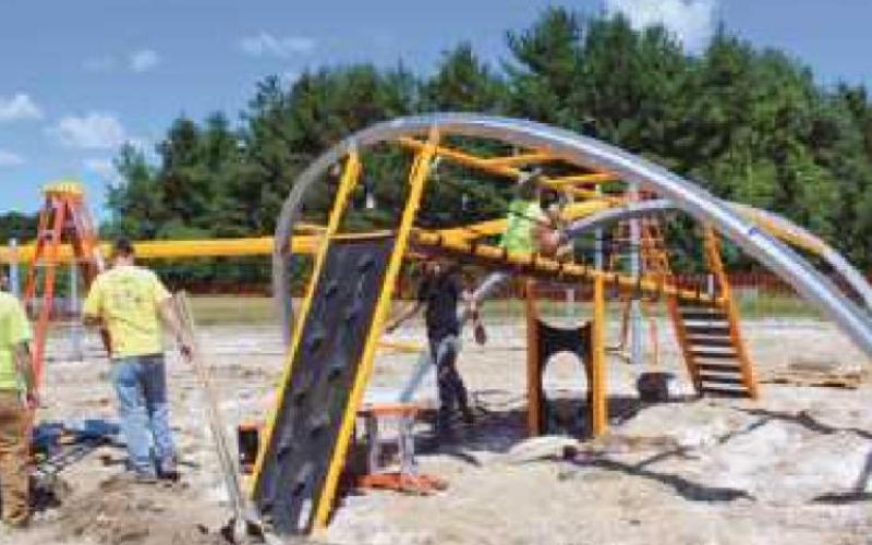 Inclusive playground rounds the bend