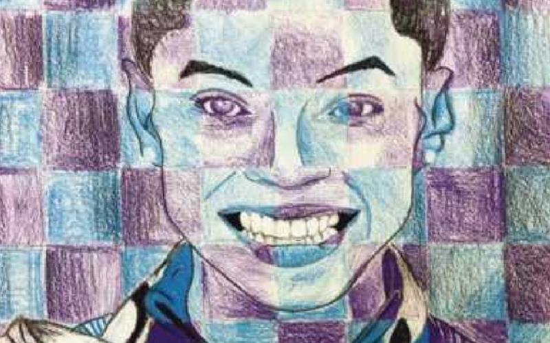 Portrait of Simone Biles by Camryn Butler.