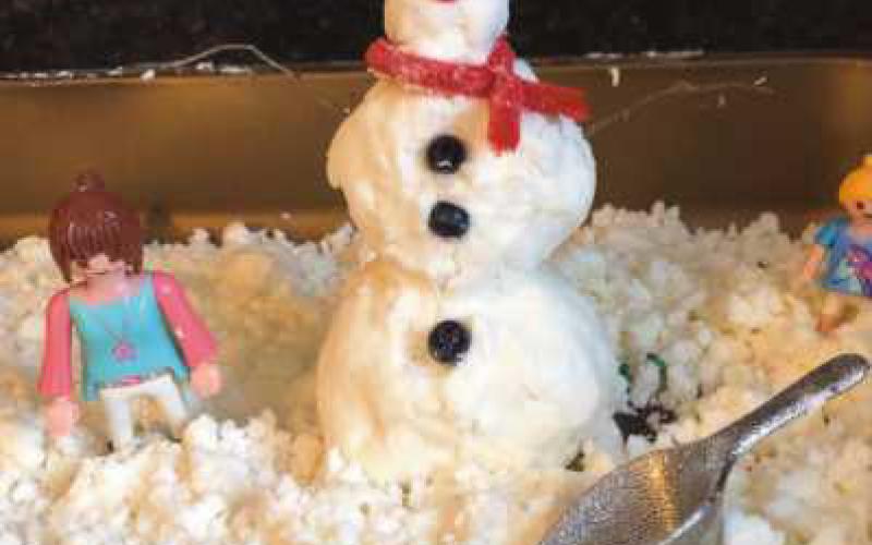 Easy to make pretend snow
