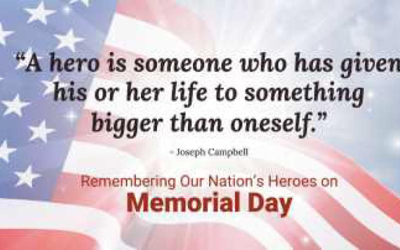 Memorial Day closings