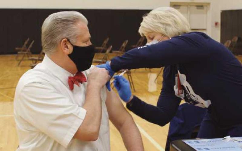 Perrysburg Schools and St. Rose School personnel receive second dose of vaccine