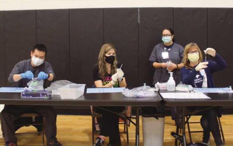 Perrysburg Schools and St. Rose School personnel receive second dose of vaccine