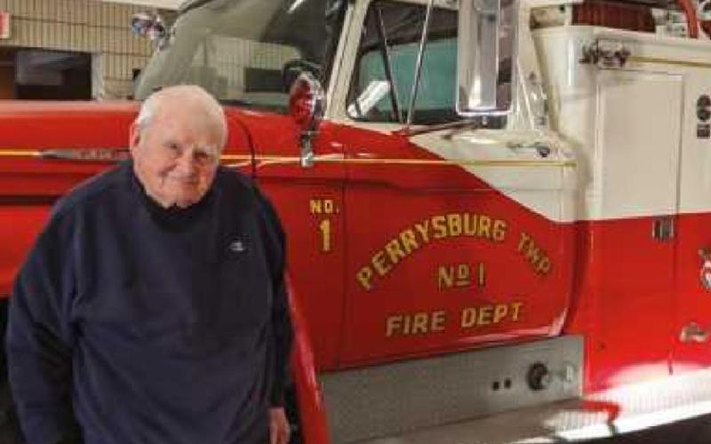Bell sounds one final time for charter member of the Perrysburg Township fire department