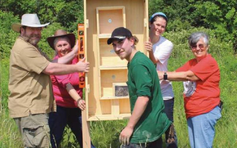 PHS student places final bee nursery for Eagle Scout project