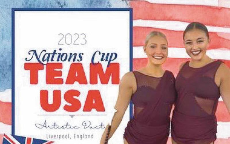Ellie Garst and Mazie Zepeda have earned a spot to compete at the international level in twirling.