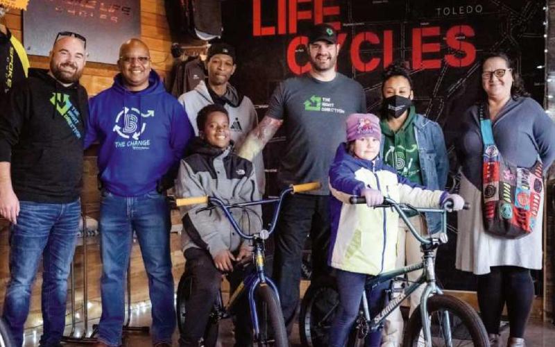 Two youths win BMX bike in guessing contest
