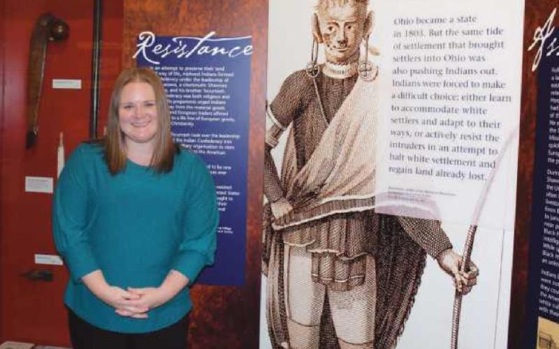 Ashley Phlipot is Fort Meigs Historic Site’s new executive director. She’s been with the site for 13 years.