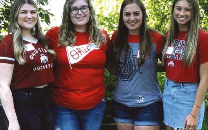 Among the 2020 winners were, from left: Casandra Bechstein, Savannah Walter, Rayanna Tietje and Madelyn Johnson.
