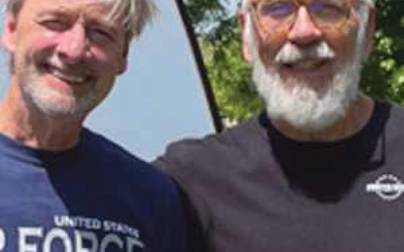 Perrysburg attorney John Spore, left, is proud of the accomplishments of 1965 PHS graduate Tom Kohl, an author and long-time judge in the state of Oregon.