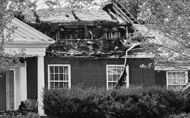 Secor Woods house fire starts in garage