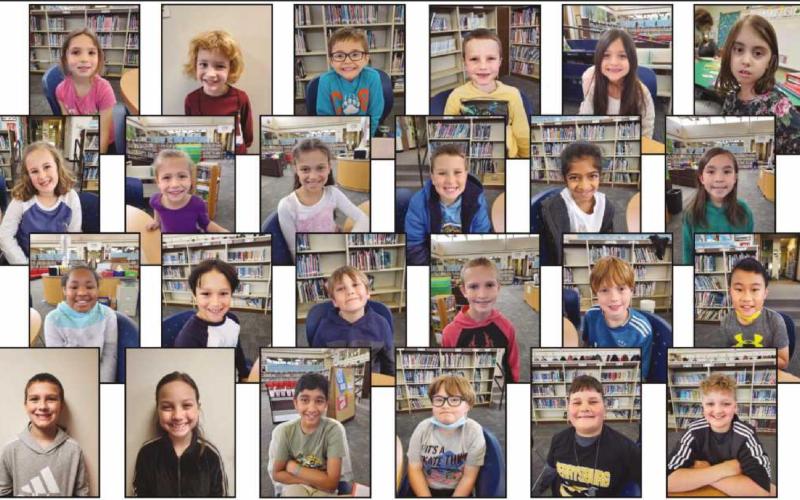 Woodland Elementary April Students of the Month