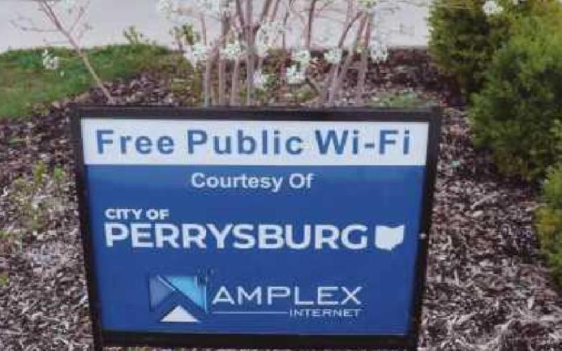 Signs are located at each of the parks where free Wi-Fi is available.