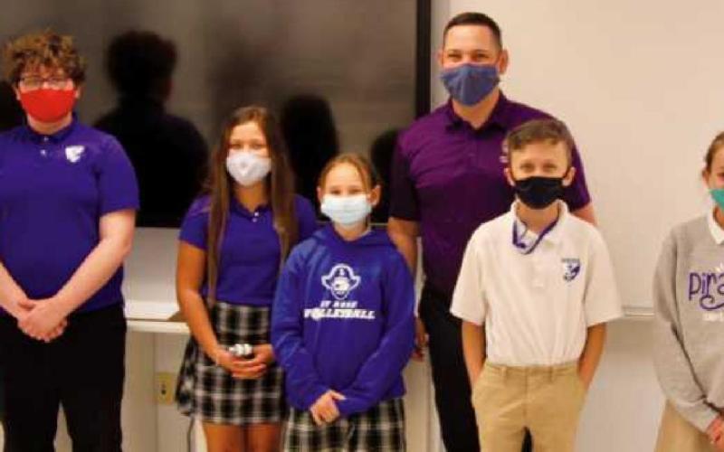 Rep. Ghanbari visits St. Rose fifth-graders