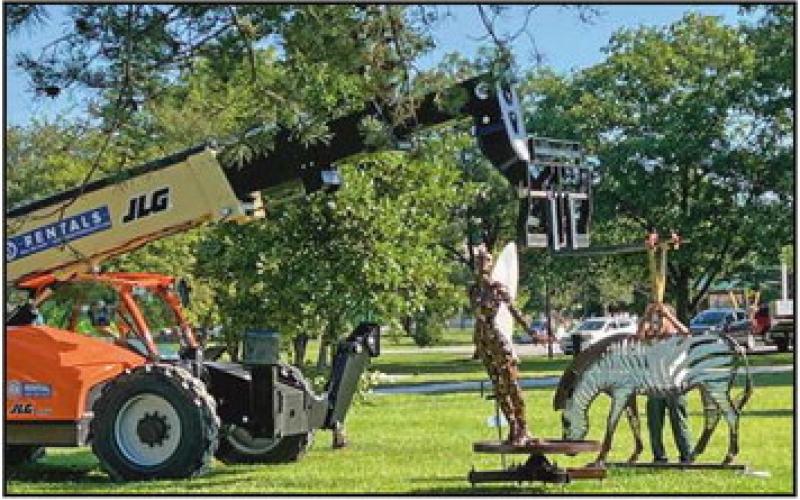 New Sculpture Walk at Woodlands Park opens
