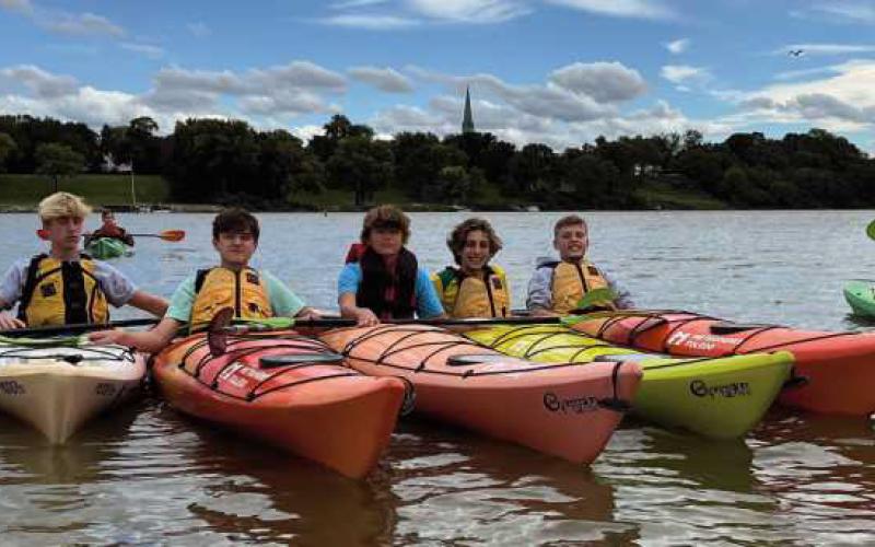 St. Rose eighth-graders explore Maumee River