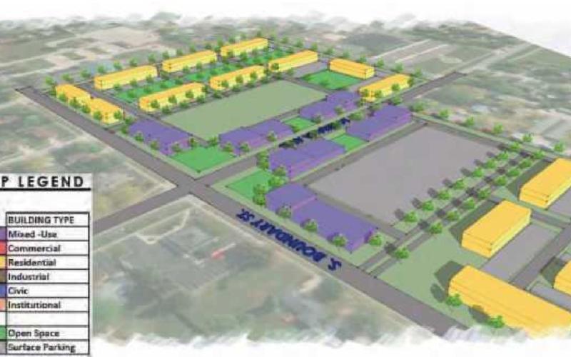 South Boundary–Country Charm Shopping Center area.