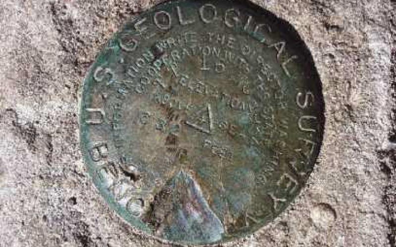 National Geodetic Survey Benchmark TT WO 16
