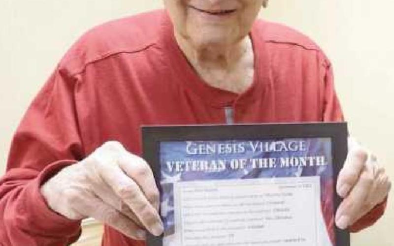 Thanking a veteran for his service