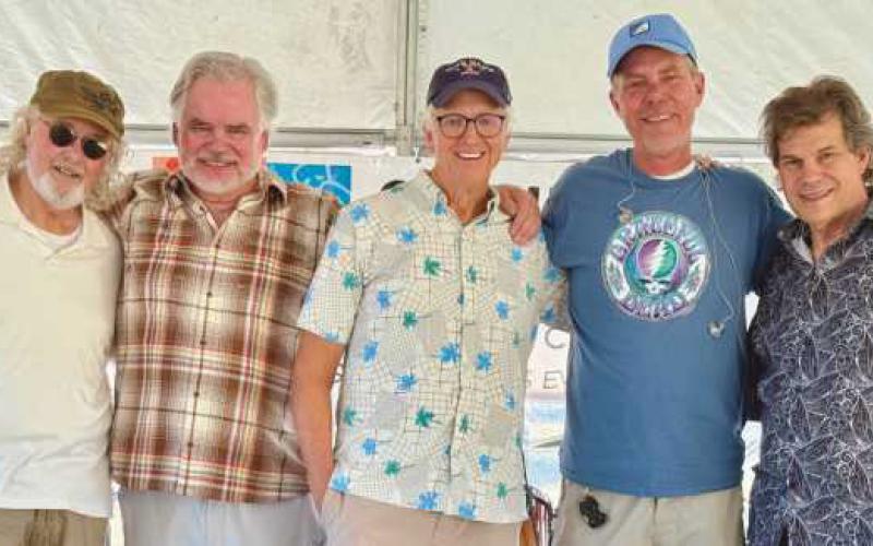 Suburban Legend members are, from left: Lance Craig, Jeff Kerscher, Paul Cummings, Jim Seibold and Steve Edwards.
