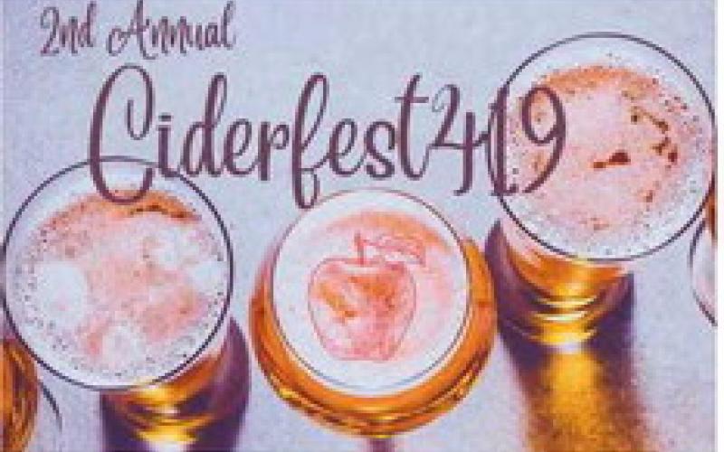 Ciderfest to be held Oct. 6
