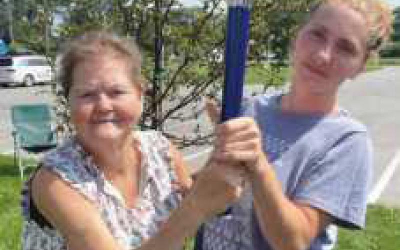 Peace Run torch passing in Perrysburg