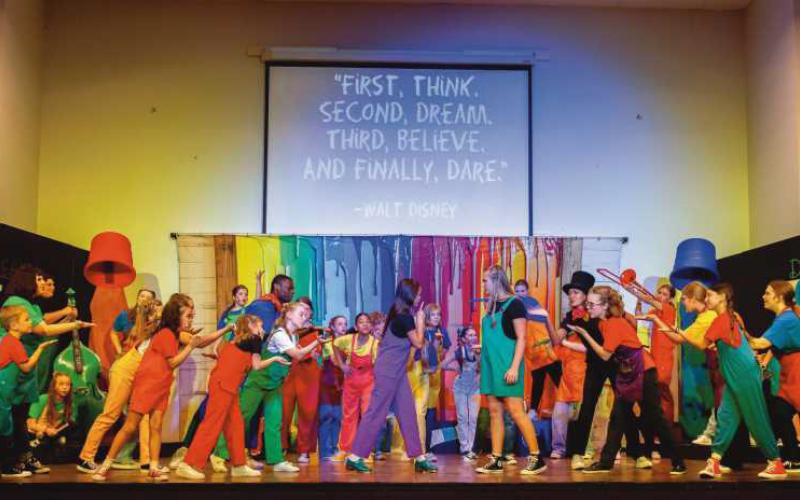 Perrysburg Musical Theatre’s first production in the new Perrysburg Arts Center this past summer was “Dare To Dream Jr., A Disney Musical Revue!”