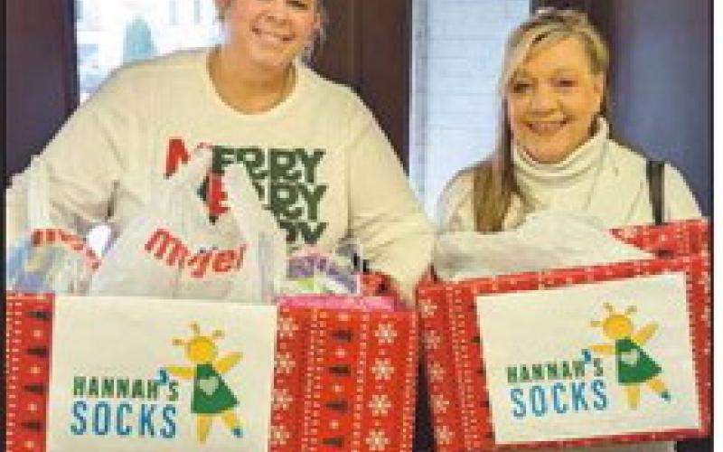 Little Village Preschool drive benefits Hannah’s Socks