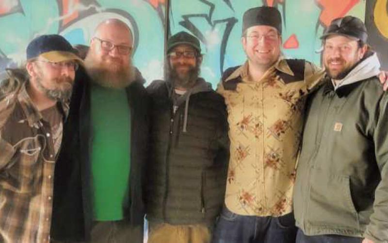 Band members are, from left, Bryan Sigrist, Jason Black, Bryan Quigley, Jake Campagna and Nat Ducat.