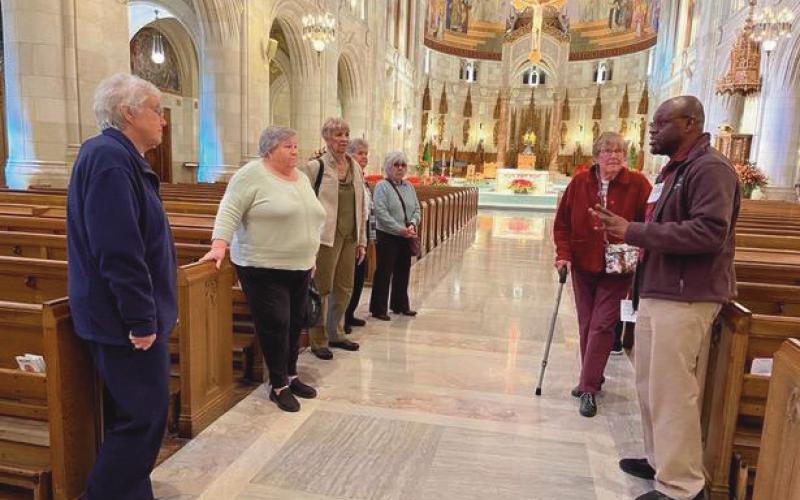 New Century Club members visit Rosary Cathedral