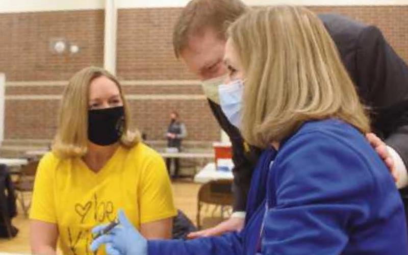 St. Rose School and Perrysburg Schools teachers and staff receive COVID-19 vaccines