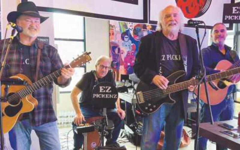 Band members are, from left: Matt Meeker, Lyle Diefenthaler, Mark Elder, Derrick Hudson.