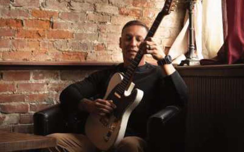 Local musician Justin Marchand