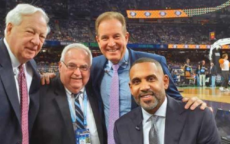 CBS Sports broadcast statistician honored at retirement for support of youth charity