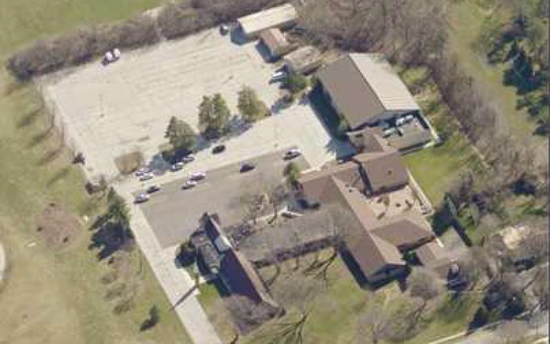 Grace Church Perrysburg Aerial view looking east 2022